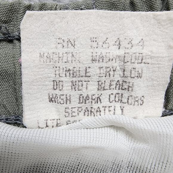 Vintage 80s 90s Stubbies Swim Shorts Mens 34 Pink Gray Drawstring Lined Beach - Picture 5 of 11